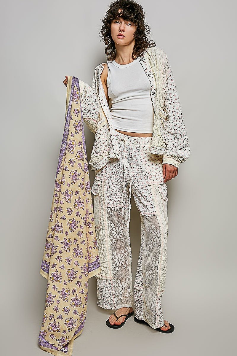 Sylvie Hand Block Print Scarf - Westly