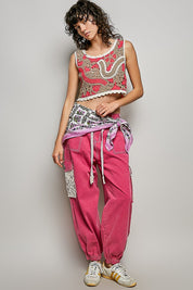 Sylvie Hand Block Print Scarf - Westly