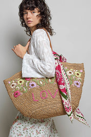 Sylvie Hand Block Print Scarf - Westly