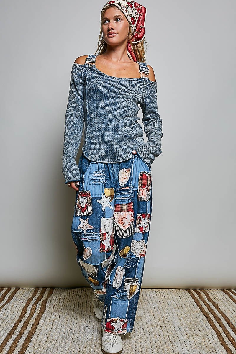 Sylvie Hand Block Print Scarf - Westly
