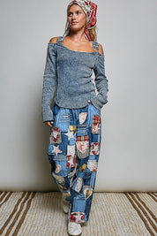 Sylvie Hand Block Print Scarf - Westly