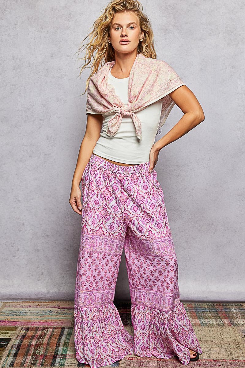 Sylvie Hand Block Print Scarf - Westly