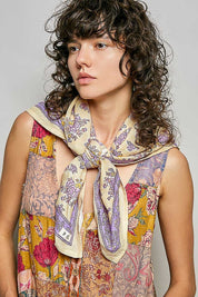 Sylvie Hand Block Print Scarf - Westly