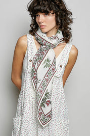 Sylvie Hand Block Print Scarf - Westly