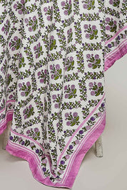 Sylvie Hand Block Print Scarf - Westly