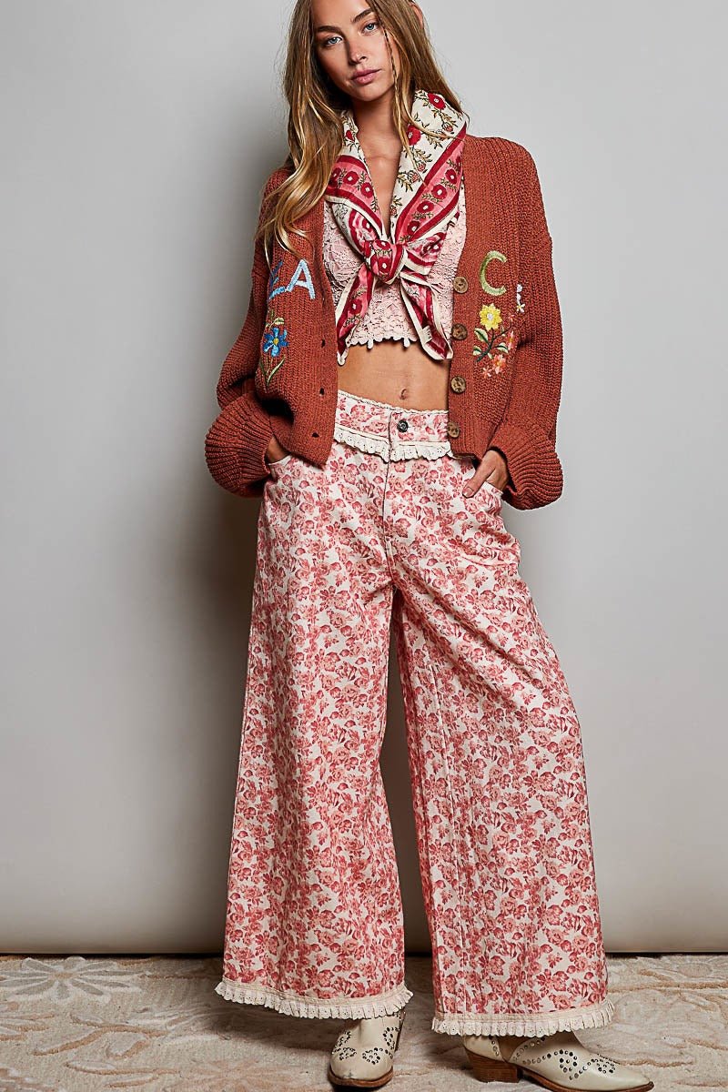 Sylvie Hand Block Print Scarf - Westly