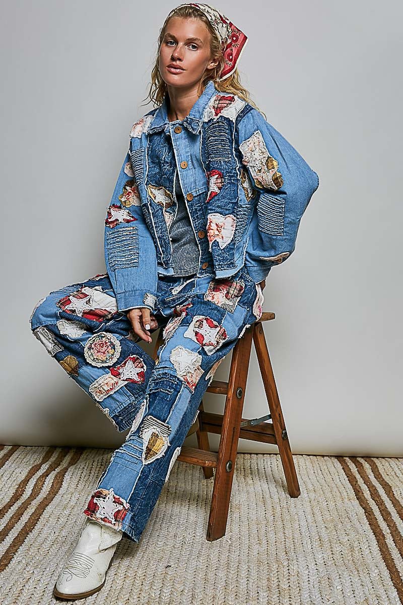 Sylvie Hand Block Print Scarf - Westly