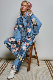 Sylvie Hand Block Print Scarf - Westly