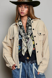 Sylvie Hand Block Print Scarf - Westly