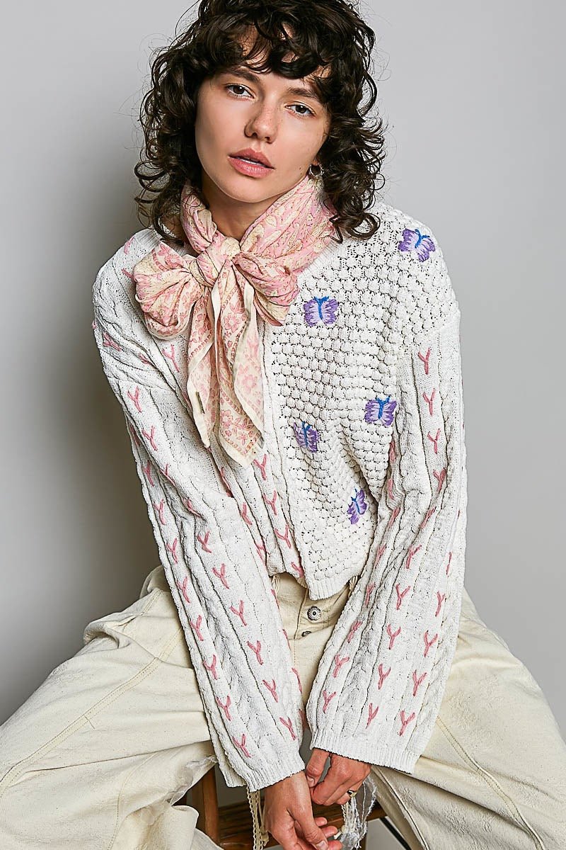 Sylvie Hand Block Print Scarf - Westly