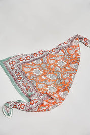 Sylvie Hand Block Print Scarf - Westly