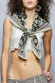 Sylvie Hand Block Print Scarf - Westly