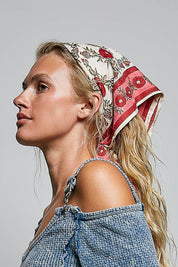 Sylvie Hand Block Print Scarf - Westly