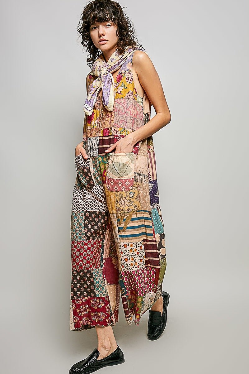Sylvie Hand Block Print Scarf - Westly
