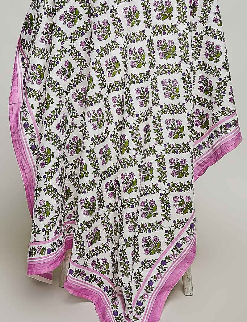 Sylvie Hand Block Print Scarf - Westly