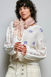 Sylvie Hand Block Print Scarf - Westly