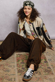 Sylvie Hand Block Print Scarf - Westly