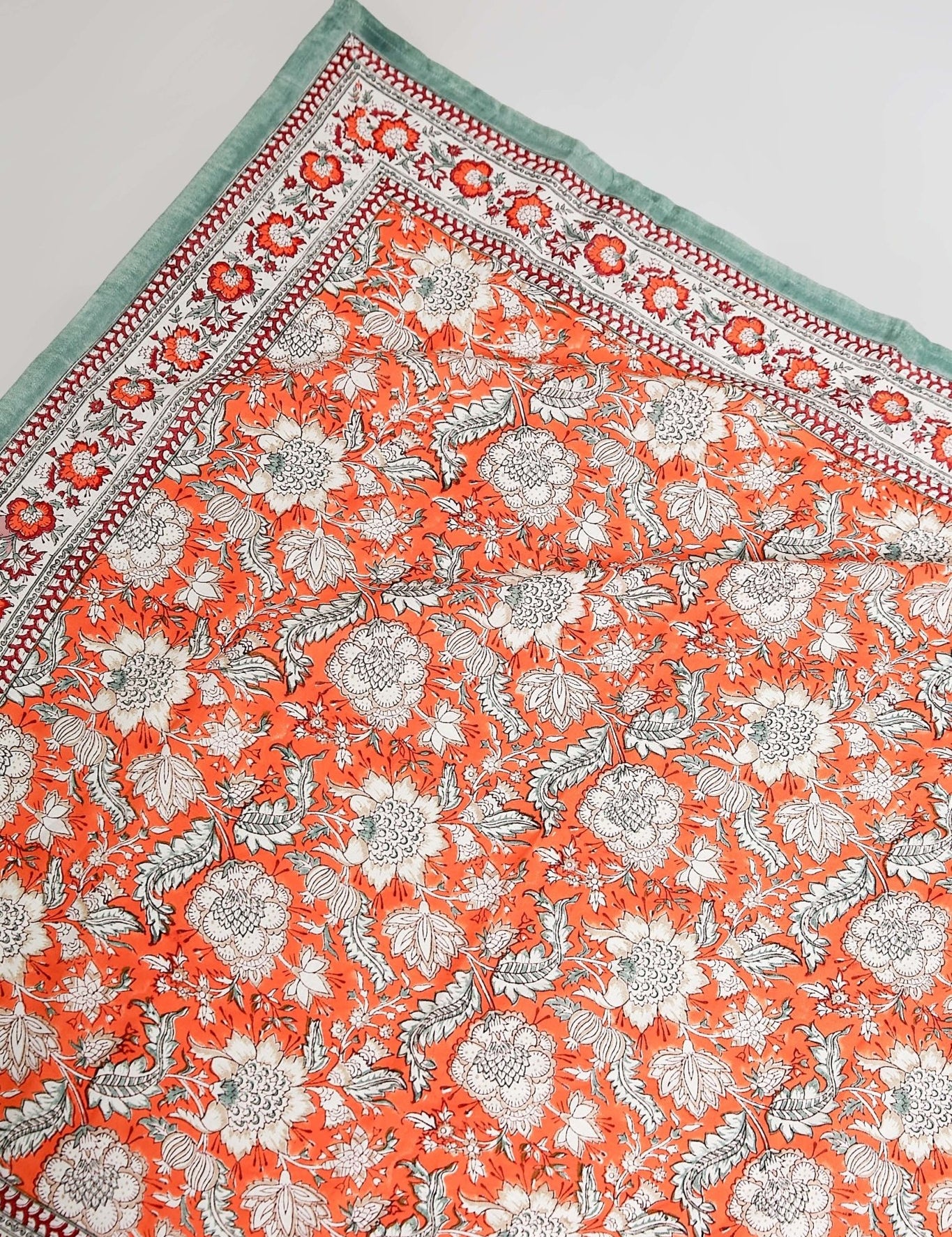 Sylvie Hand Block Print Scarf - Westly