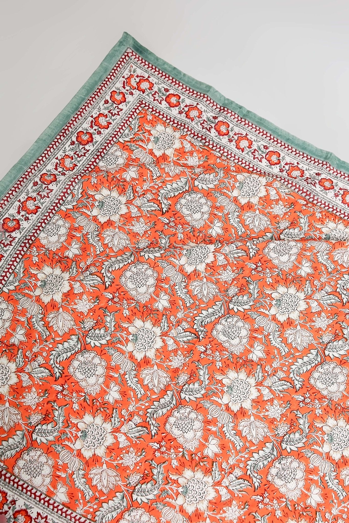 Sylvie Hand Block Print Scarf - Westly