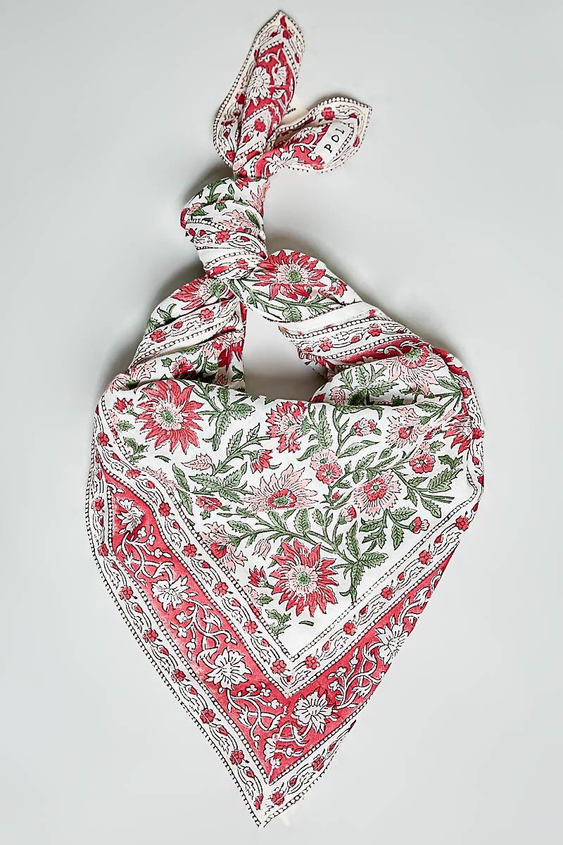 Sylvie Hand Block Print Scarf - Westly