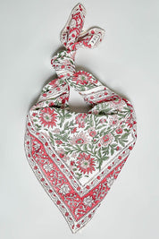 Sylvie Hand Block Print Scarf - Westly