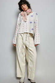 Sylvie Hand Block Print Scarf - Westly