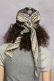 Sylvie Hand Block Print Scarf - Westly
