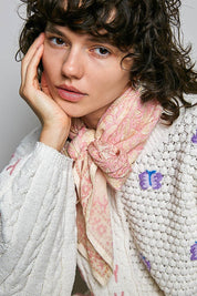 Sylvie Hand Block Print Scarf - Westly