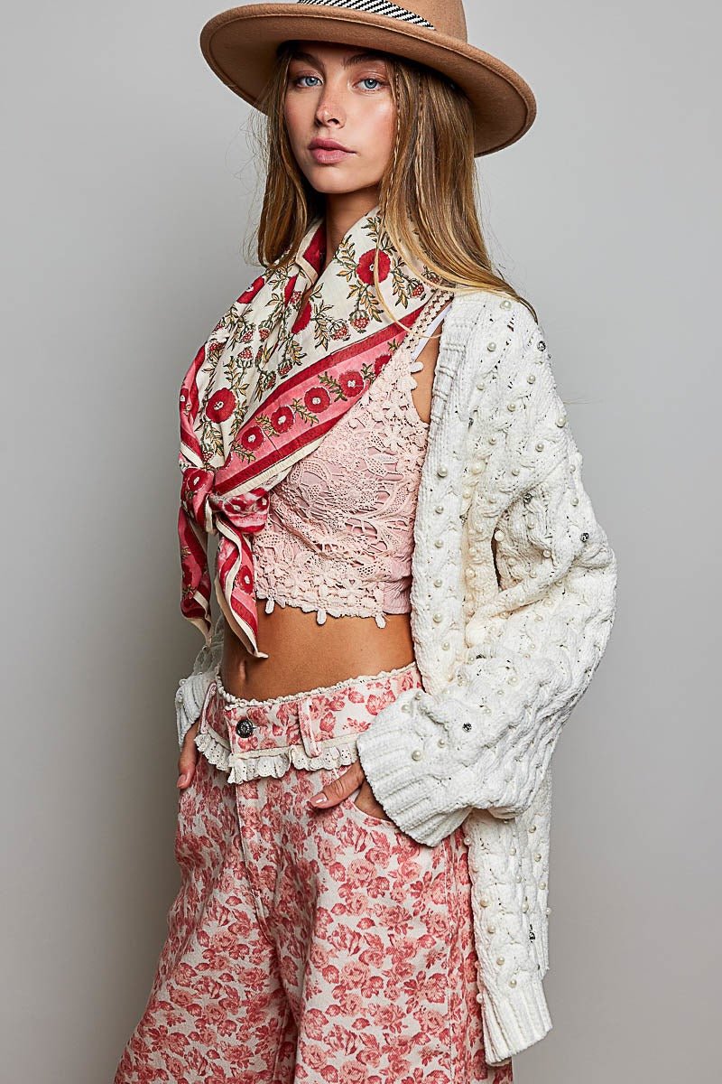 Sylvie Hand Block Print Scarf - Westly