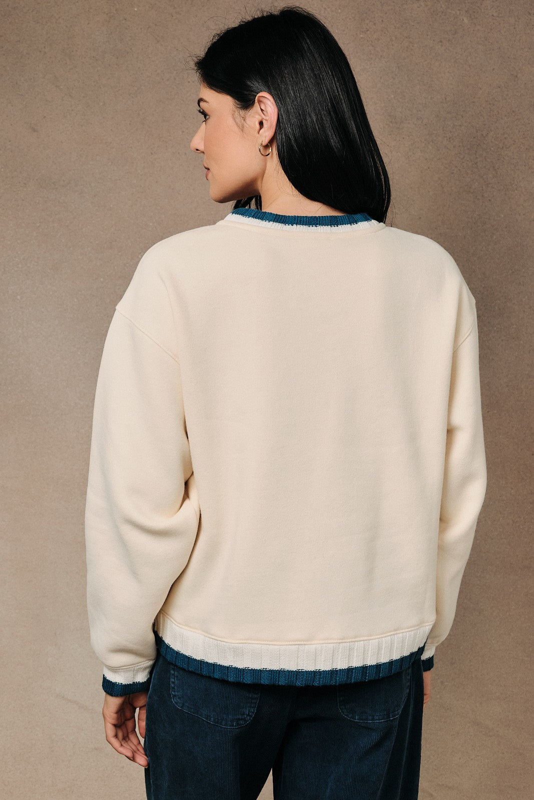 Tahoe Time Contrast Trim Graphic Sweatshirt - Westly