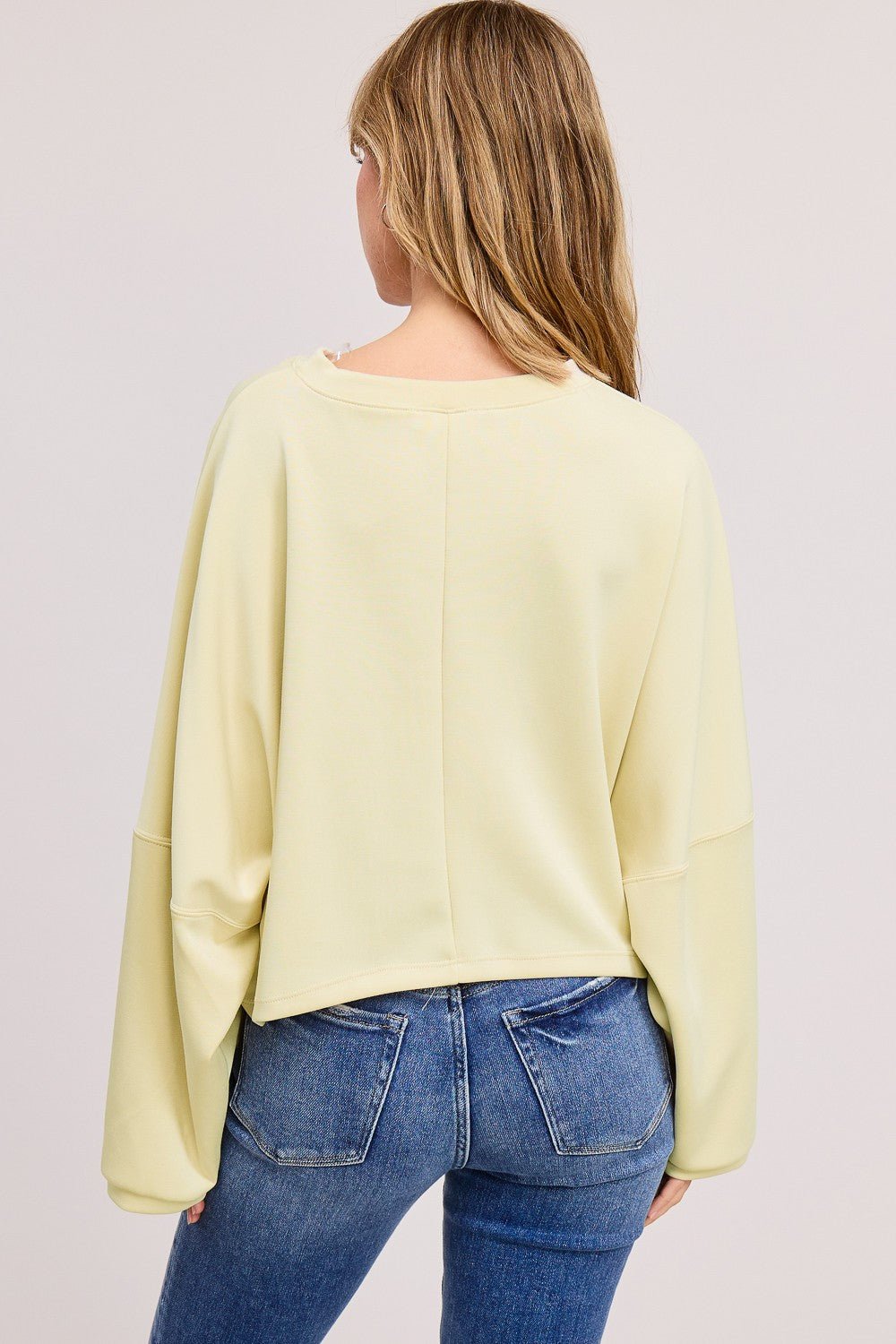 Take A Breather Oversized Scuba Pullover - Westly