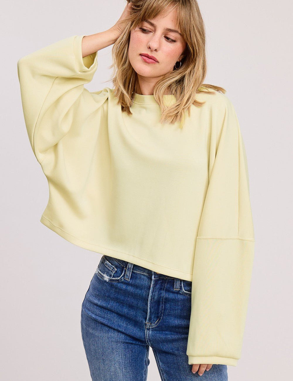 Take A Breather Oversized Scuba Pullover - Westly