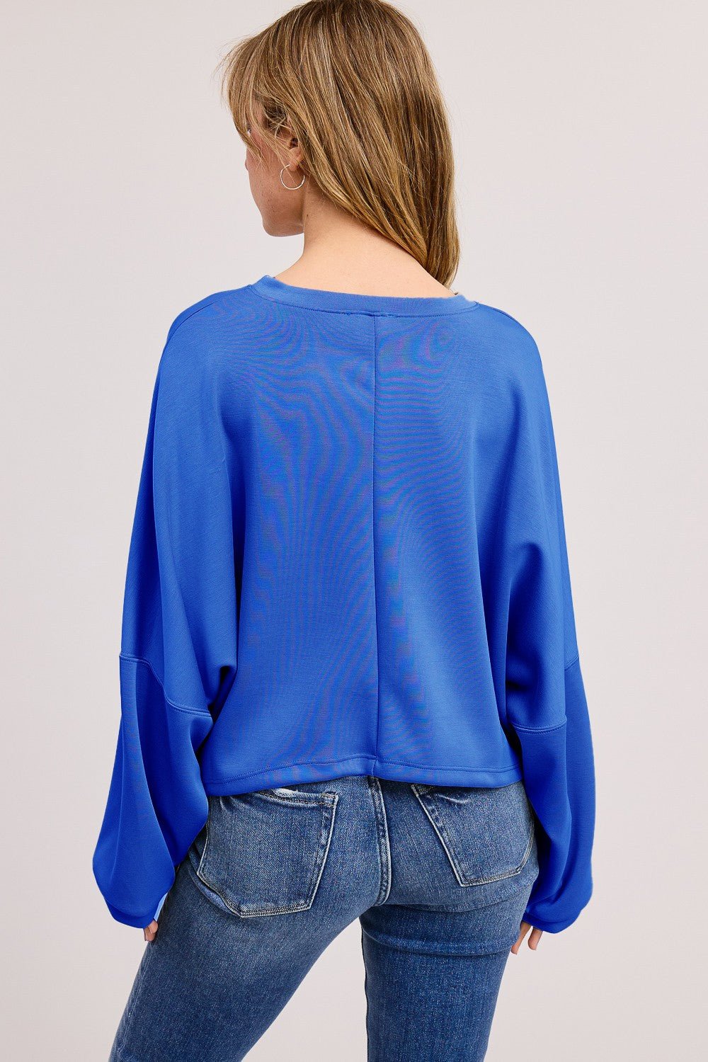 Take A Breather Oversized Scuba Pullover - Westly