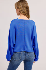 Take A Breather Oversized Scuba Pullover - Westly