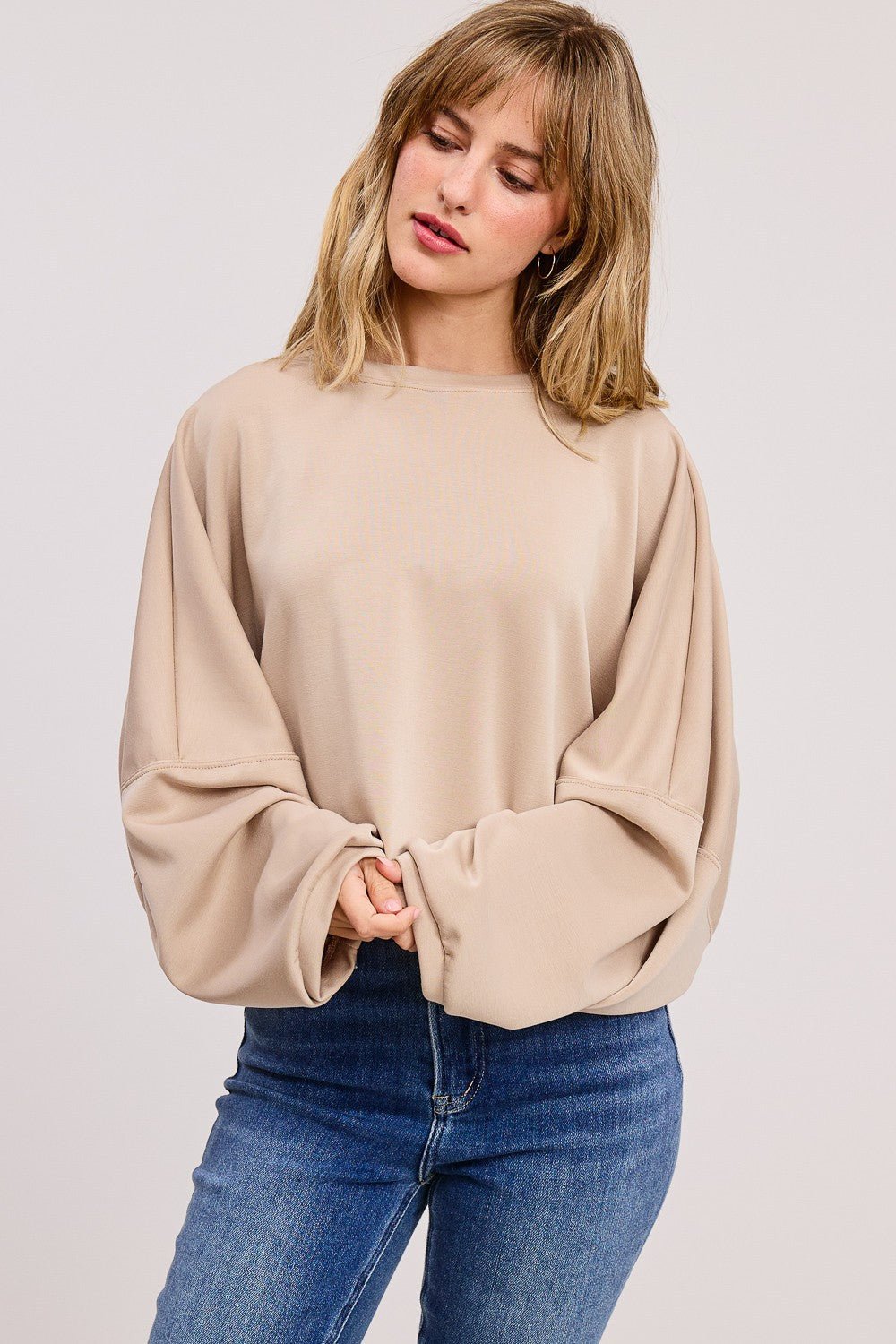Take A Breather Oversized Scuba Pullover - Westly