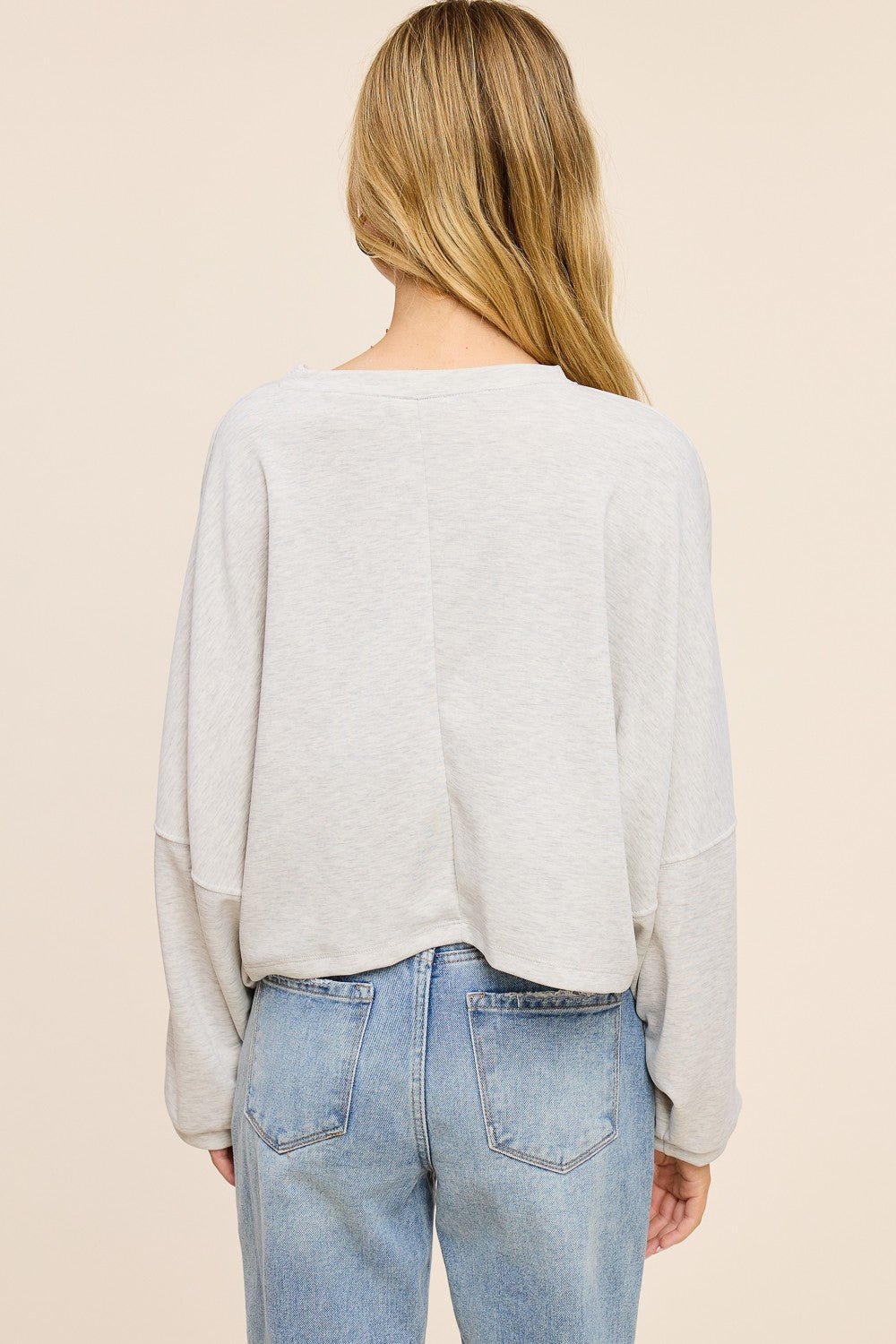Take A Breather Oversized Scuba Pullover - Westly