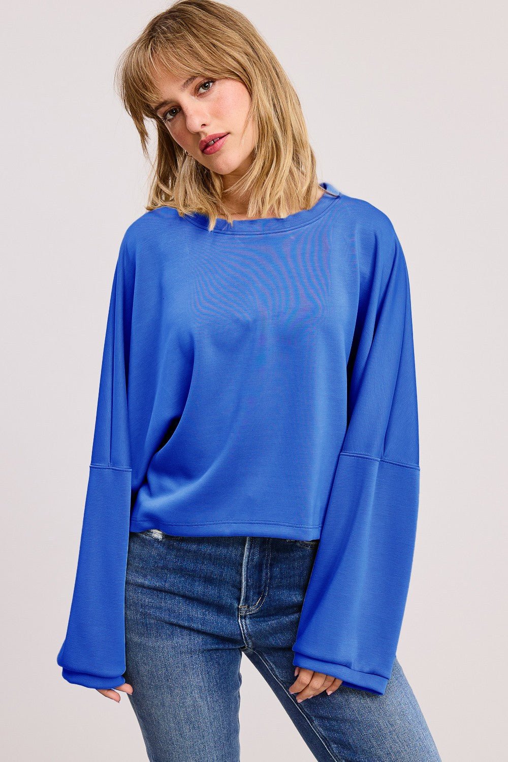 Take A Breather Oversized Scuba Pullover - Westly
