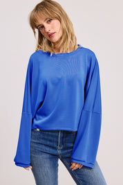 Take A Breather Oversized Scuba Pullover - Westly