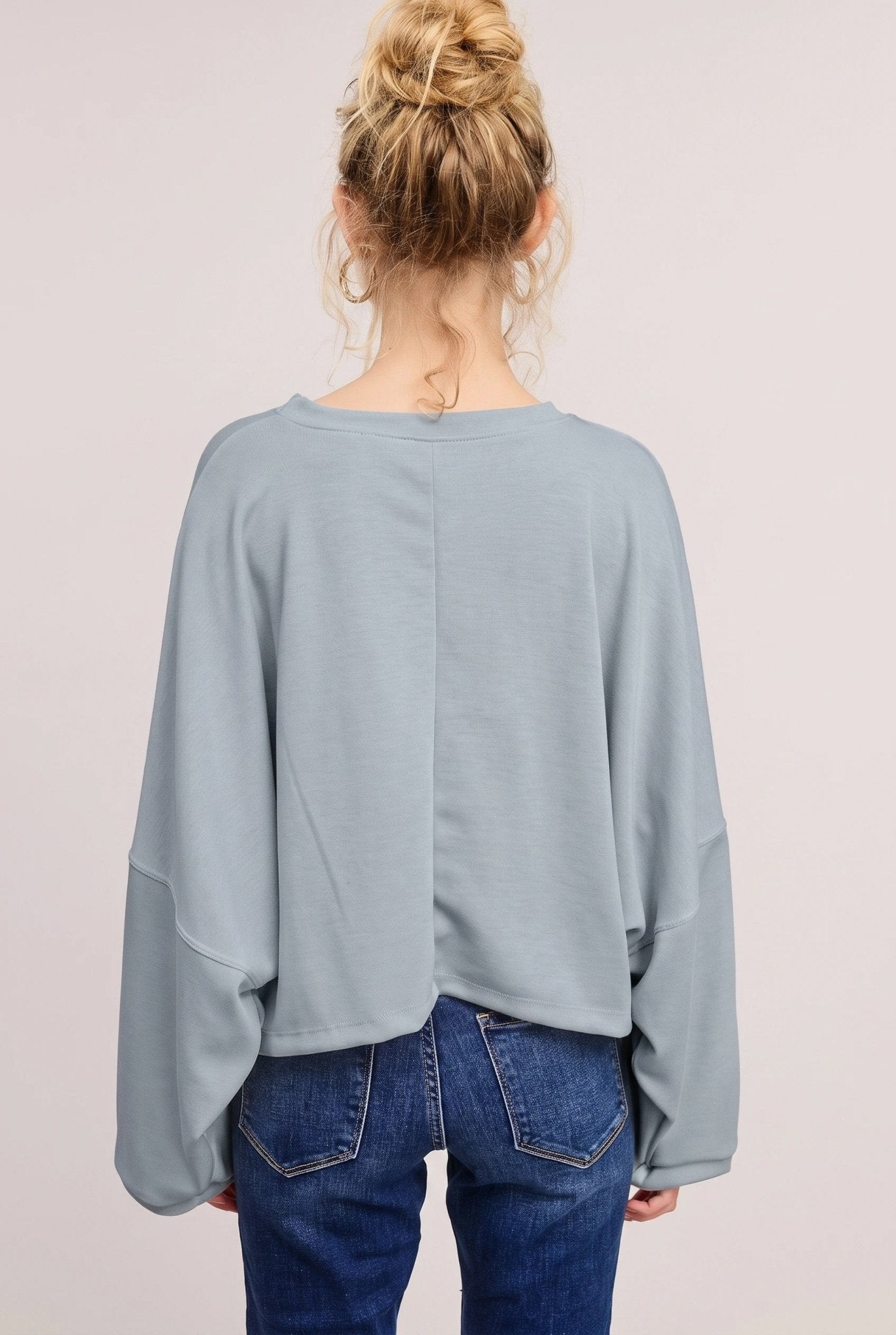 Take A Breather Oversized Scuba Pullover - Westly