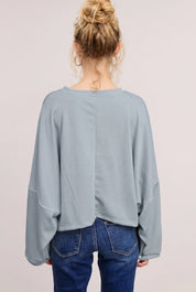 Take A Breather Oversized Scuba Pullover - Westly