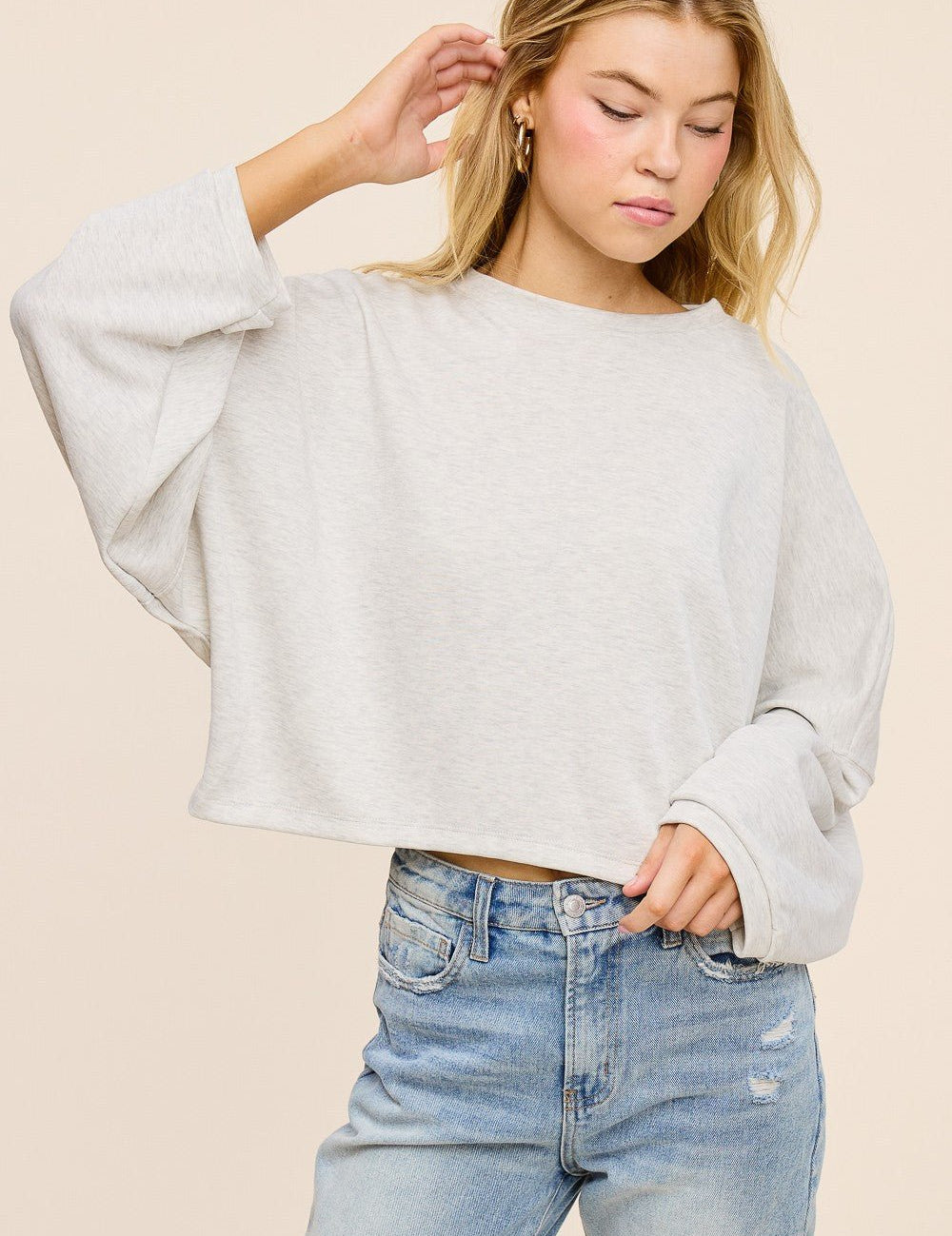 Take A Breather Oversized Scuba Pullover - Westly