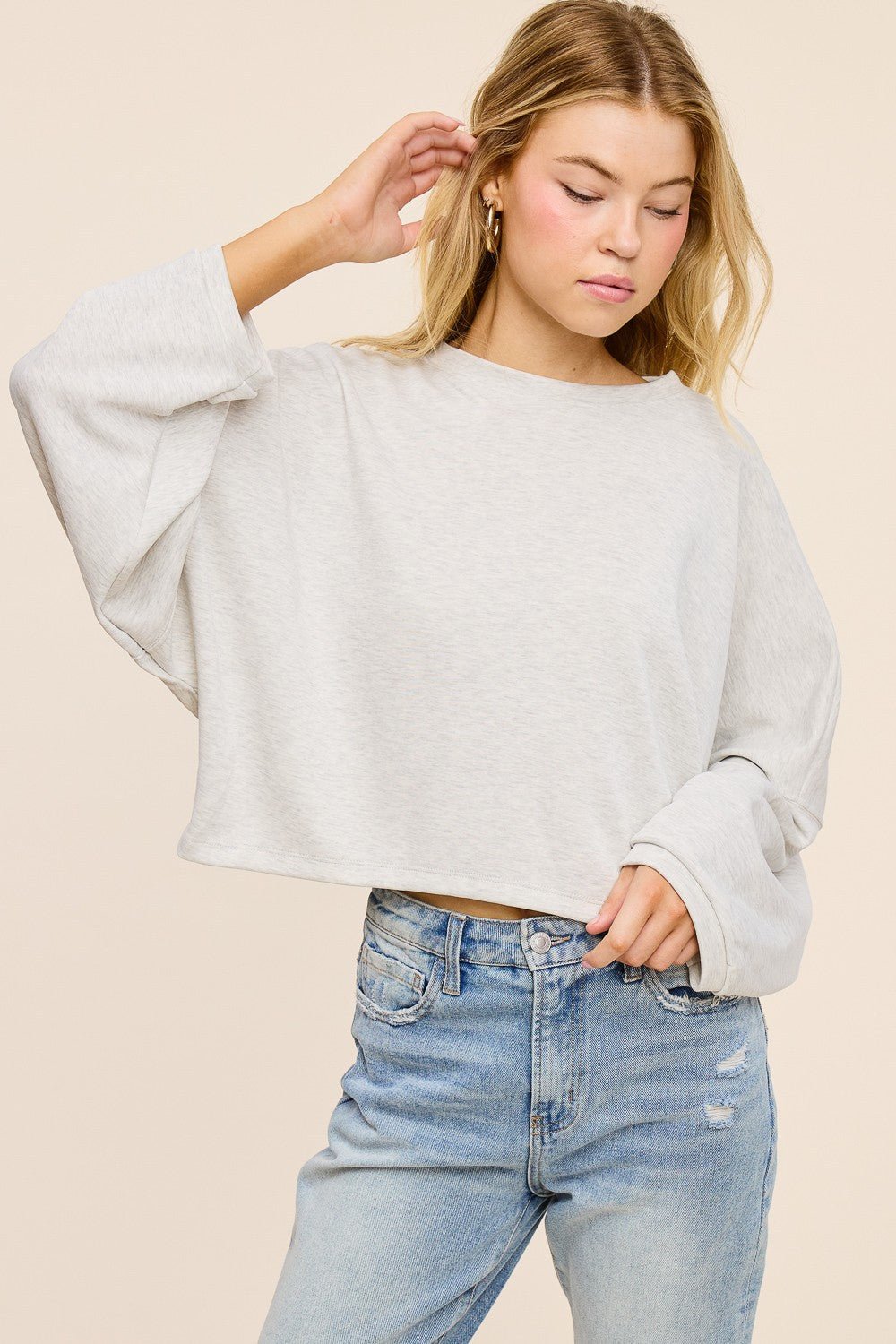 Take A Breather Oversized Scuba Pullover - Westly