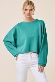 Take A Breather Oversized Scuba Pullover - Westly
