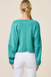 Take A Breather Oversized Scuba Pullover - Westly