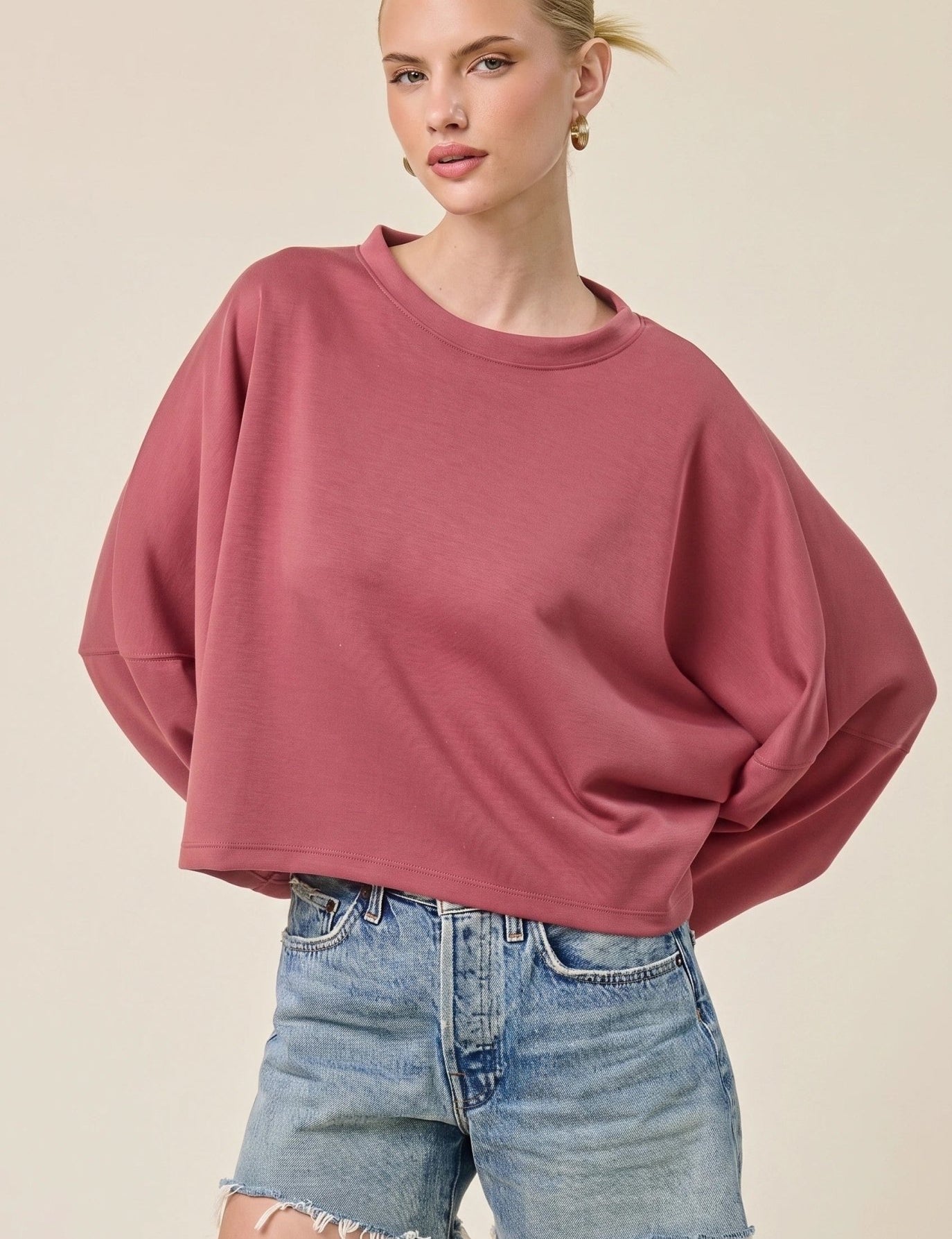 Take A Breather Oversized Scuba Pullover - Westly