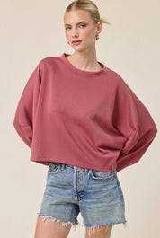 Take A Breather Oversized Scuba Pullover - Westly