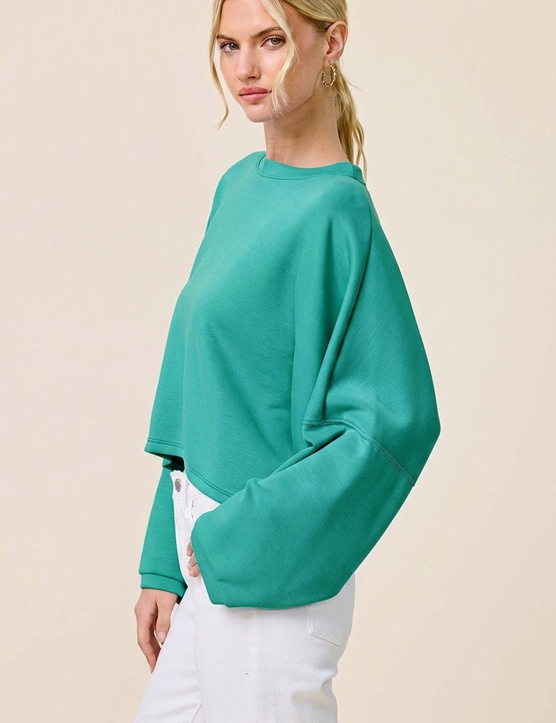 Take A Breather Oversized Scuba Pullover - Westly