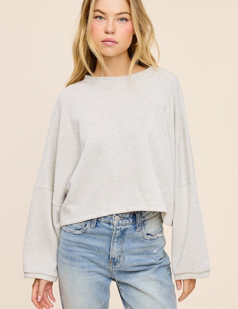 Take A Breather Oversized Scuba Pullover - Westly