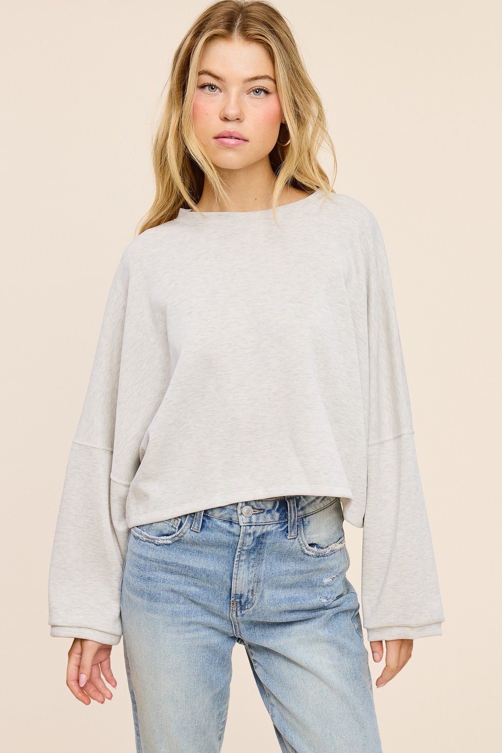 Take A Breather Oversized Scuba Pullover - Westly