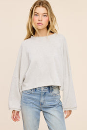 Take A Breather Oversized Scuba Pullover - Westly